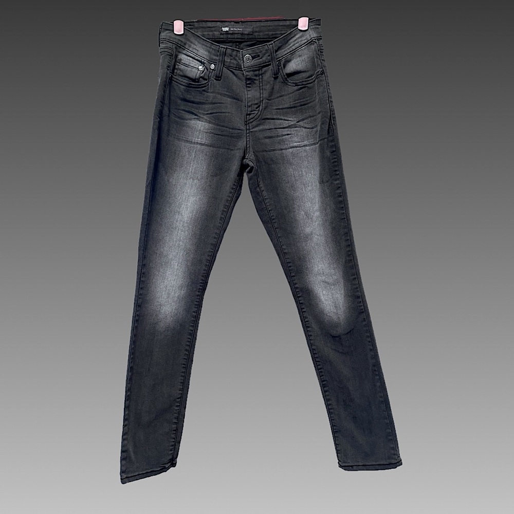 Levi’s Mid-Rise Dark Gray‎ Boot Cut Jeans Sz 27